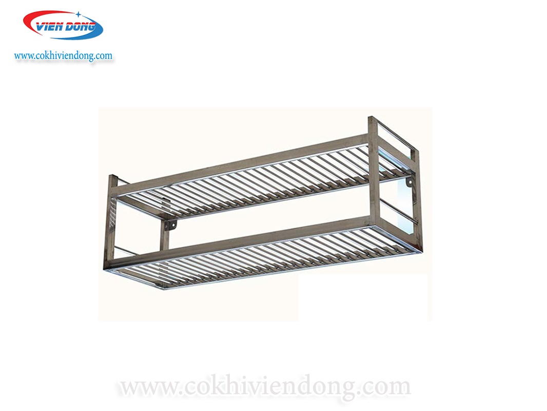 Kệ inox treo tường Viễn Đông - Chắc chắn, sang trọng và tiện dụng