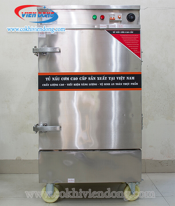 Tủ nấu cơm gas Việt Nam 10 khay