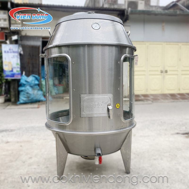 Lò quay vịt bằng than 