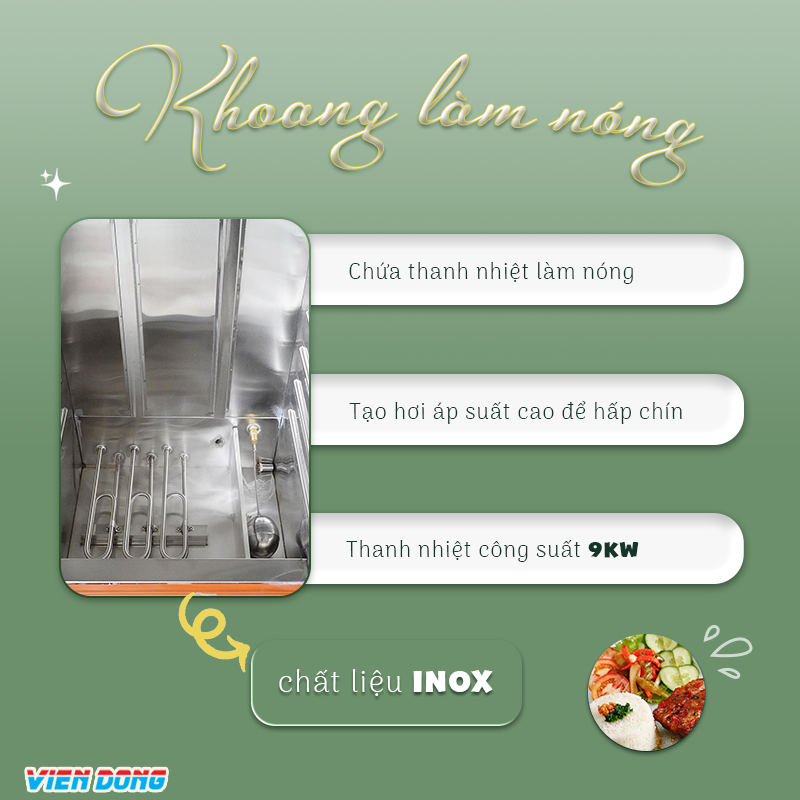 tủ hấp cơm 10 khay