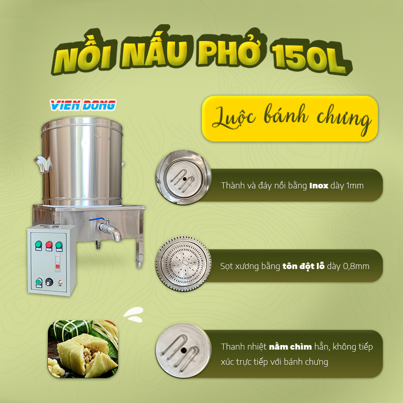 Nồi điện luộc bánh chưng