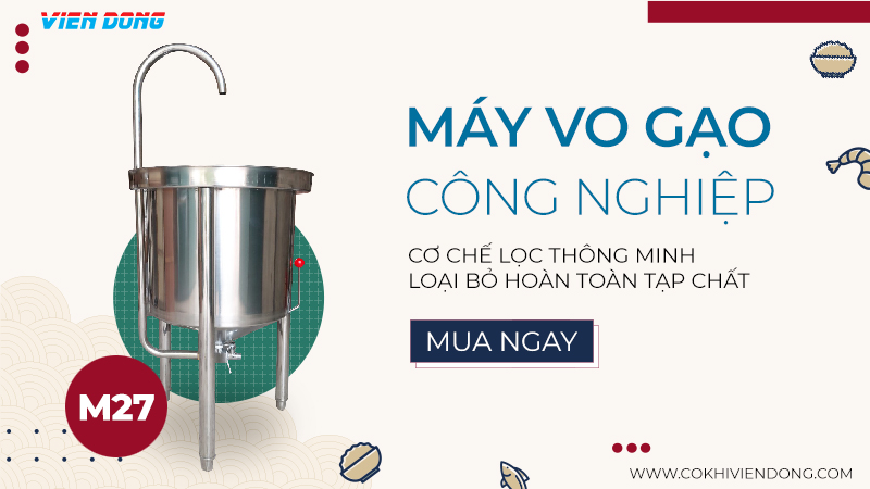 máy vo gạo công nghiệp