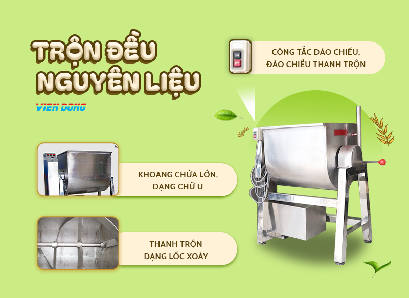 Máy trộn nguyên liệu