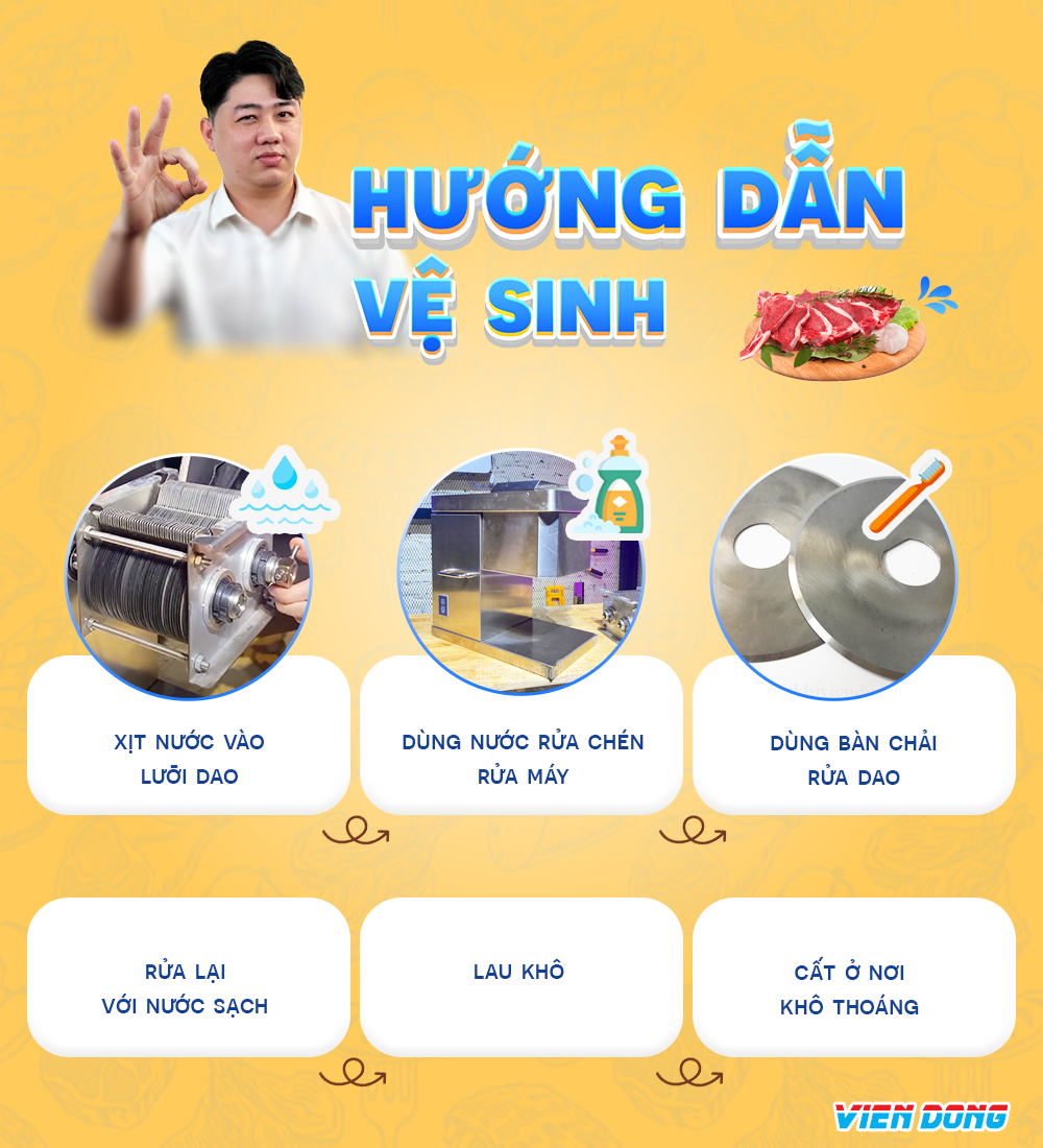 Máy thái thịt lợn tươi sống