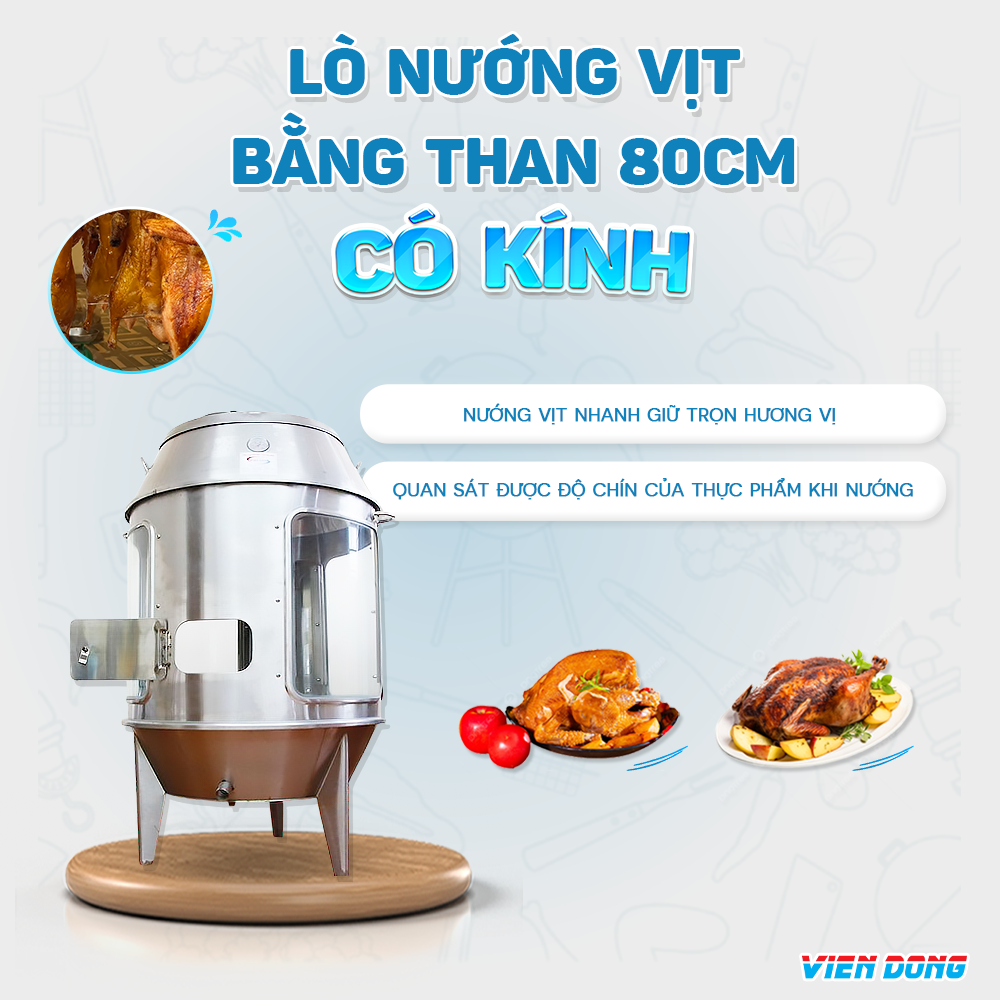Lò nướng vịt có 1 ô kính