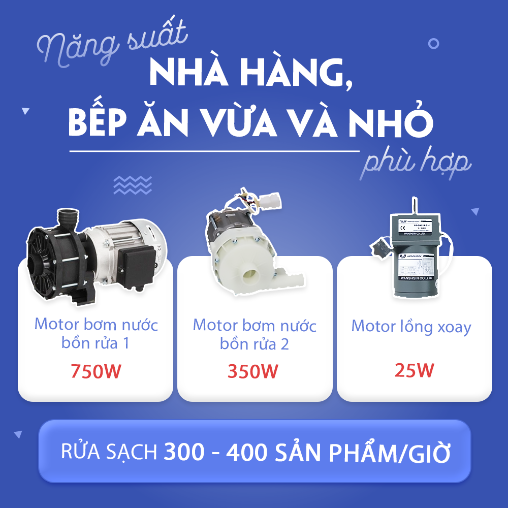 Máy rửa khay suất ăn công nghiệp 2 khoang