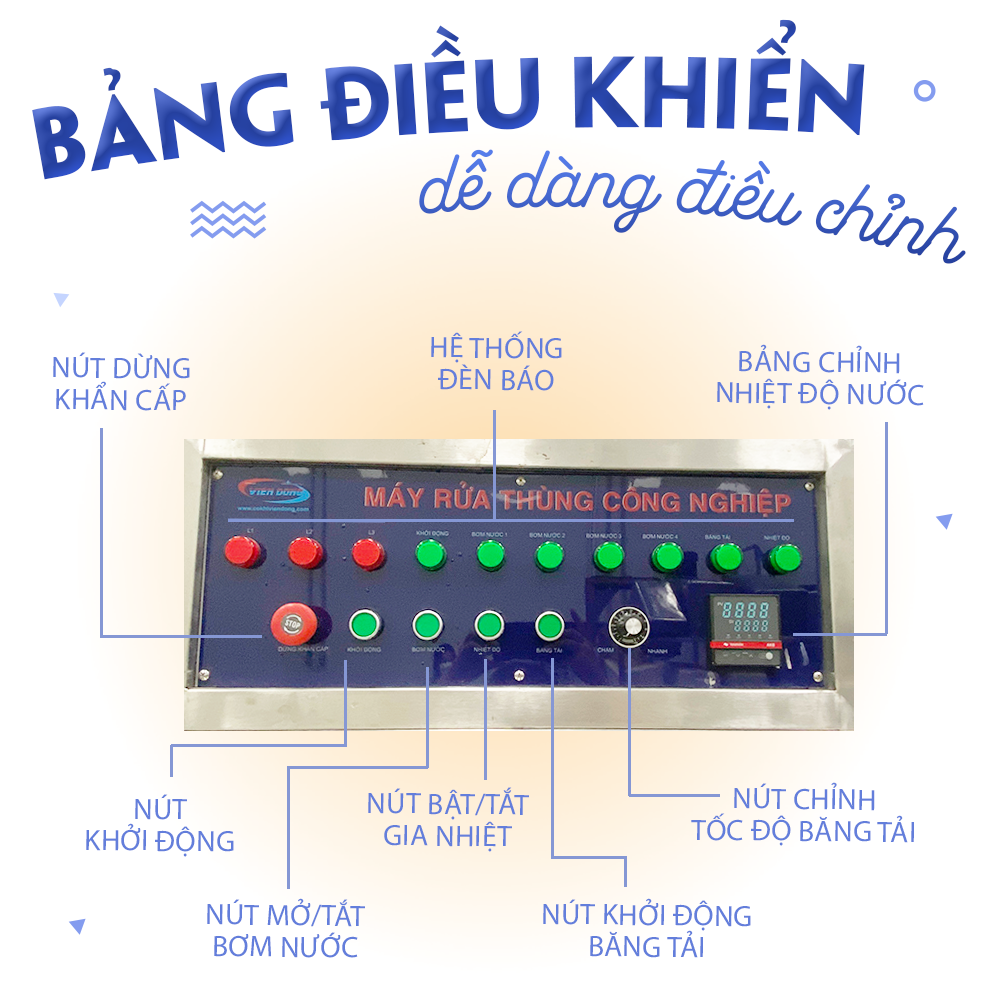 Máy rửa khay suất ăn công nghiệp 2 khoang