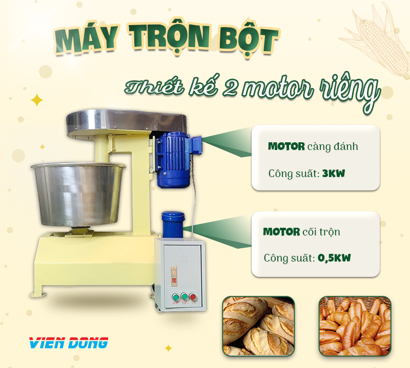 máy trộn bột công nghiệp