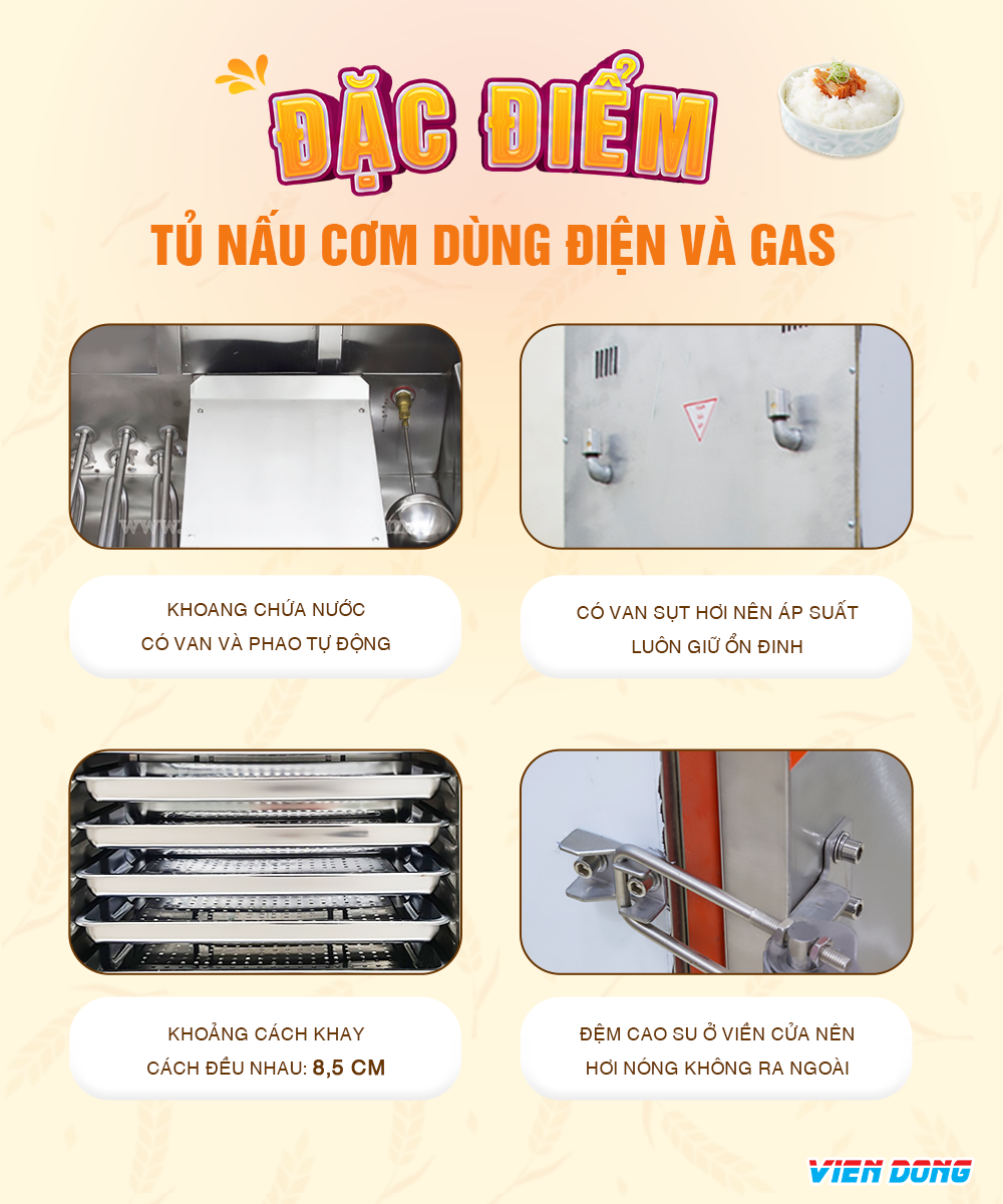 giá tủ hấp cơm