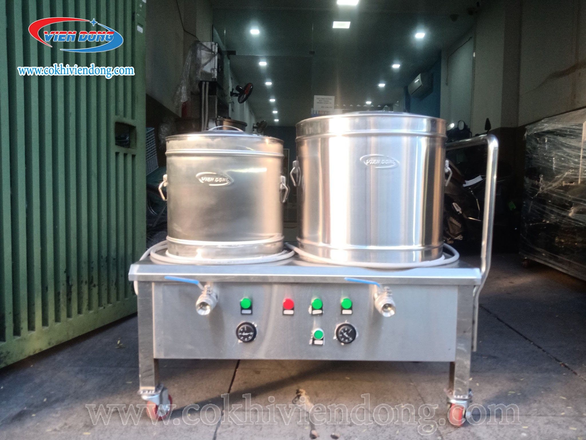 nồi nấu phở đôi